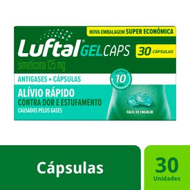 LUFTAL GEL 125 MG 30 CÁPSULAS GELATINOSAS MOLES