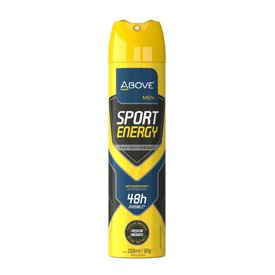 DESODORANTE AEROSSOL ANTITRANSPIRANTE ABOVE SPORT ENERGY MEN 150ML
