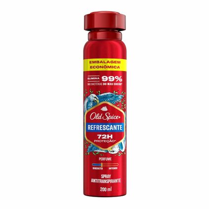 DESODORANTE ANTITRANSPIRANTE SPRAY OLD SPICE REFRESCANTE 120G/200ML