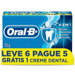 Kit Creme Dental Oral-b 4 Em 1 70g 6 Unidades