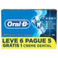 PASTA DE DENTE ORAL-B 4 EM 1 70 G 6 UNIDADES