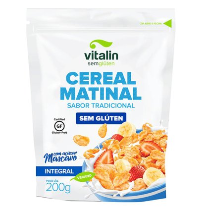 CEREAL MATINAL SEM GLUTEN VITALIN - SABOR TRADICIONAL 200G