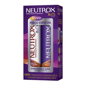 KIT NEUTROX 24 HORAS MULTIBENEFICIOS SHAMPOO 300ML + CONDICIONADOR 200ML