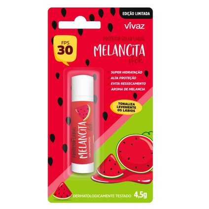 PROTETOR LABIAL VIVAZ MELANCITA FPS30 4,5G