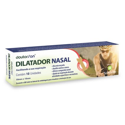 DILATADOR NASAL DOUTORSAN TAMANHO M COM 10 UNIDADES