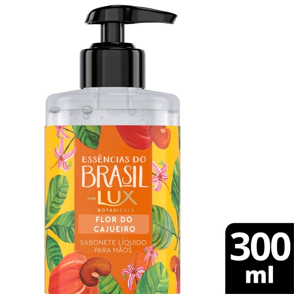 Sabonete Líquido Lux Essências Do Brasil Flor Do Cajueiro 300Ml - LUX