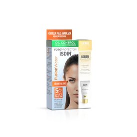 KIT PROTETOR SOLAR FACIAL ISDIN FOTO FUSION WATER FPS60 50ML GRÁTIS ISDINCEUTICS K-OX EYES 3G