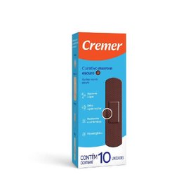 CURATIVO CREMER MARROM ESCURO 10UN