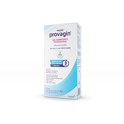 PROVAGIN GEL HIDRATANTE INTRAVAGINAL 30G COM 10 APLICADORES