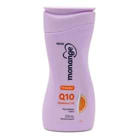 HIDRATANTE CORPORAL MONANGE FIRMADOR Q10 COM VITAMINA C+E PELE NORMAL A SECA 200ML