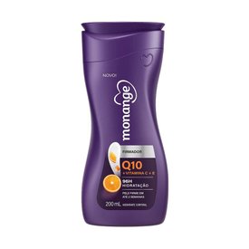 HIDRATANTE MONANGE FIRMADOR Q10 COM VITAMINAS C E E 200ML