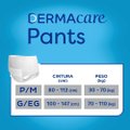 ROUPA ÍNTIMA TENA PANTS SLIP DERMACARE G/EG 8 UNIDADES