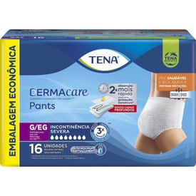 ROUPA ÍNTIMA TENA PANTS DERMACARE G/EG 16 UNIDADES