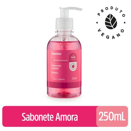 SABONETE LÍQUIDO PANVEL AMORA 250 ML