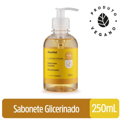 SABONETE LÍQUIDO PANVEL GLICERINADO 250ML