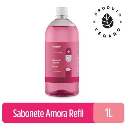 SABONETE LÍQUIDO PANVEL AMORA REFIL 1 LITRO