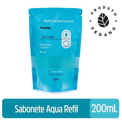 SABONETE LÍQUIDO PANVEL AQUA REFIL 200ML