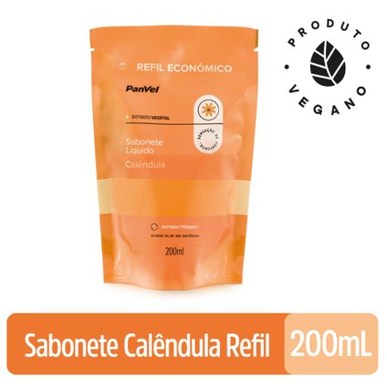 SABONETE LÍQUIDO PANVEL CALENDULA REFIL 200ML