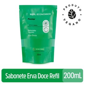 SABONETE LÍQUIDO PANVEL ERVA DOCE REFIL 200ML