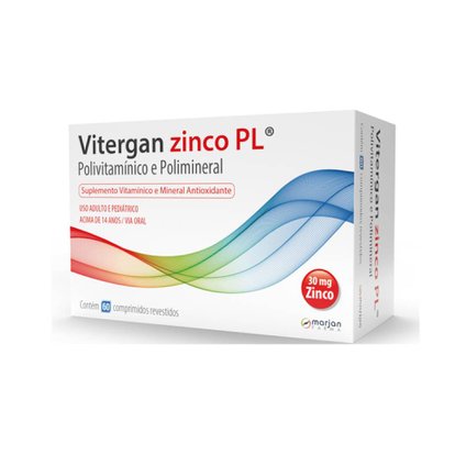 VITERGAN ZINCO PL 60 COMPRIMIDOS