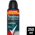 DESODORANTE ANTITRANSPIRANTE AEROSOL REXONA MEN ANTIBACTERIAL INVISIBLE 250ML