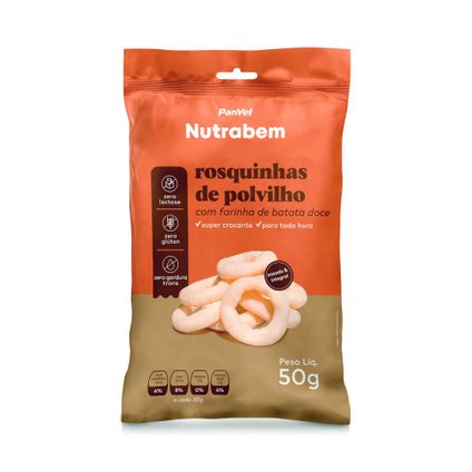 BISCOITO POLVILHO BATATA DOCE PANVEL NUTRABEM 50G
