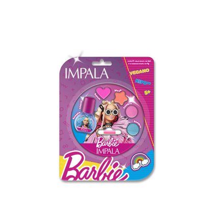 KIT INFANTIL BARBIE ESMALTE GIRL POWER 6ML E PALETA ICÔNICA
