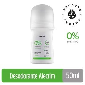DESODORANTE ROLL-ON SEM ALUMÍNIO PANVEL COM PERFUME DE ALECRIM 50ML