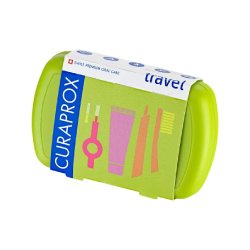 Kit Viagem Curaprox Travel Set Escova Interdental + Creme Dental De 10ml
