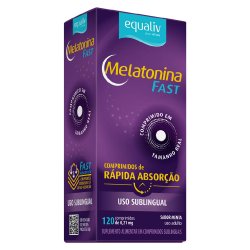 Melatonina Equaliv 0,21mg 120 Comprimidos Sublinguais