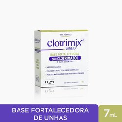 Base Fortalecedora Com Clotrimazol E Nanotecnologia Clotrimix Unhas 7ml