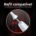 REFIL PARA ESCOVA DENTAL ELÉTRICA PHILIPS COLGATE SONICPRO BRANQUEADORA 2 UNIDADES