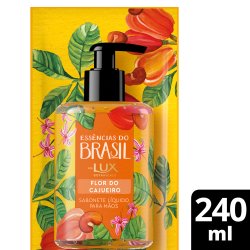 Sabonete Líquido Lux Essências Do Brasil Flor De Cajueiro 240ml - Refil