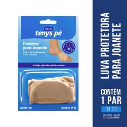 Luva Protecao Joanetes Tenys Pe Baruel 34 - 38
