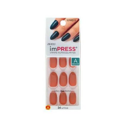 UNHAS POSTIÇAS IMPRESS COLOR ALMOND CITRINE