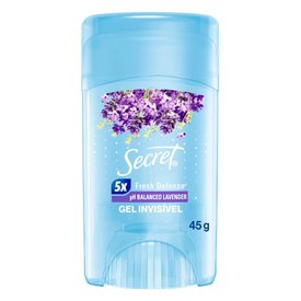 DESODORANTE EM GEL SECRET LAVANDA 45G