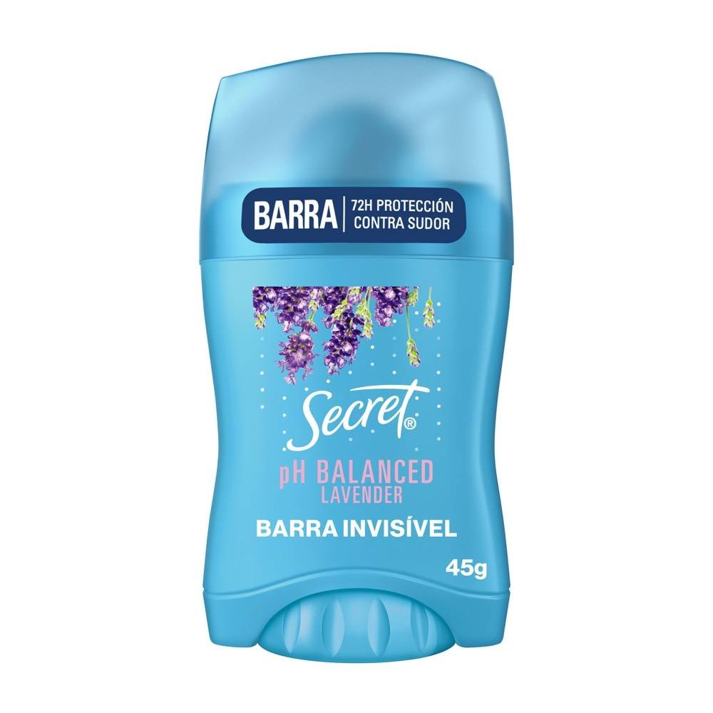 Desodorante Em Barra Secret Lavanda 45g
