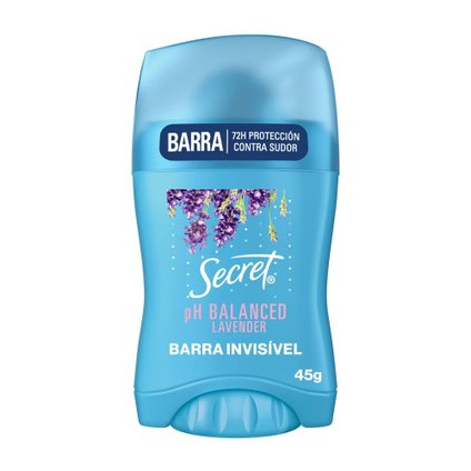 DESODORANTE EM BARRA SECRET LAVANDA 45G
