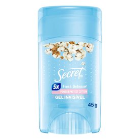 DESODORANTE GEL SECRET ALGODÃO 45G