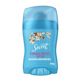 DESODORANTE EM BARRA SECRET ALGODÃO 45G