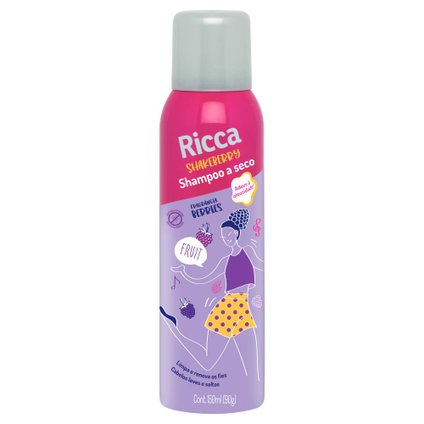SHAMPOO A SECO RICCA BERRY 150ML