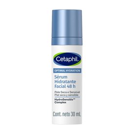 Sérum Hidratante Facial 48H Cetaphil Optimal Hydration Para Pele Seca E Sensível 30Ml