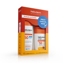 Kit Helioderm Protetor Solar Corporal Fps50 200ml + Protetor Solar Kids Fps50 120ml