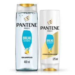 Kit Pantene Pro-v Brilho Extremo Shampoo 400ml E Condicionador 175ml