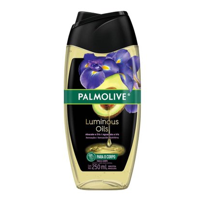 SABONETE LÍQUIDO CORPORAL PALMOLIVE LUMINOUS OILS ABACATE E ÍRIS 250ML