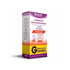Maleato Dexclorfeniramina 0,4mg/ml 100ml Prati Generico