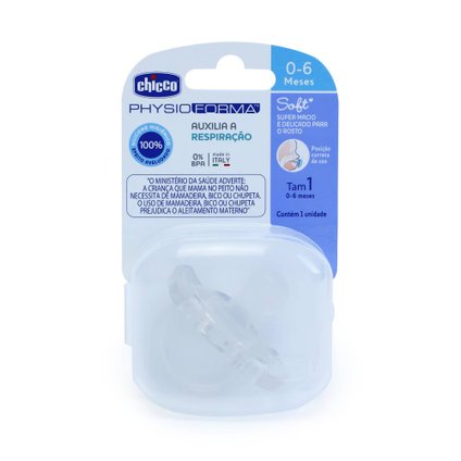 CHUPETA CHICCO PHYSIO FORMA SOFT 0-6M NEUTRA