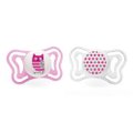 CHUPETA CHICCO PHYSIO FORMA LIGTH LUMI ROSA 6 A 16 MESES COM 2 UNIDADES