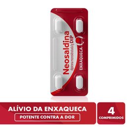 NEOSALDINA ANALGÉSICO DIP DIPIRONA 1G 4 COMPRIMIDOS