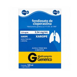 Fendizoato De Cloperastina 3,54mg/ml 120ml Ems Generico
